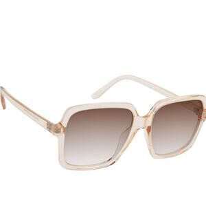 NECTAR SUNGLASSES PEACHTREE CLEAR GRADIENT BLUSH GRADUAL AMBER POLARIZED NEW